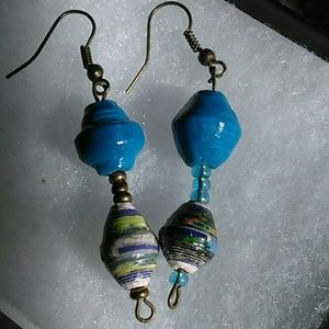 Blue Handmade Earrings